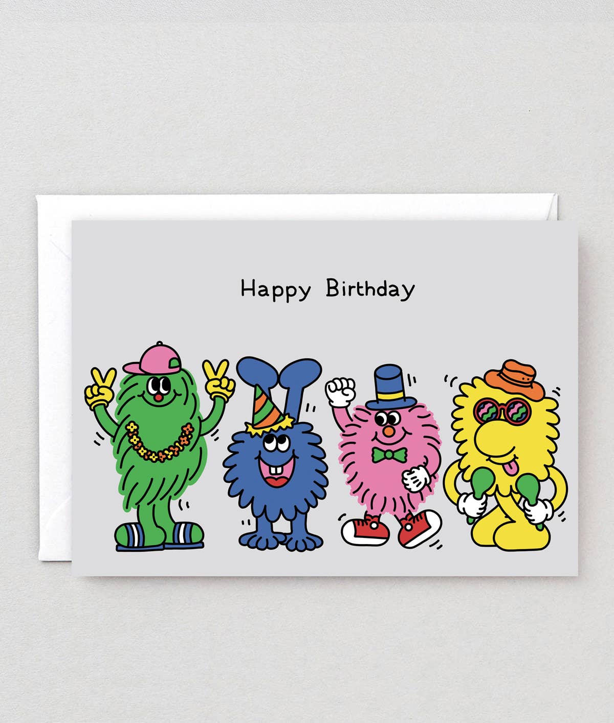 Birthday Gang Greetings Card