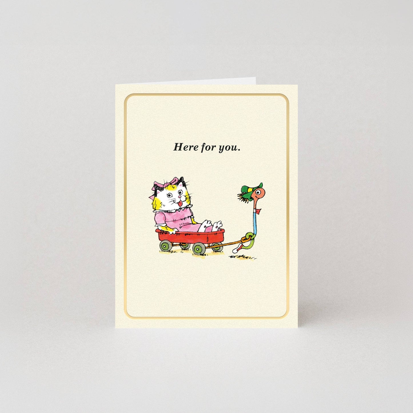 Here For You Mini Card by Richard Scarry
