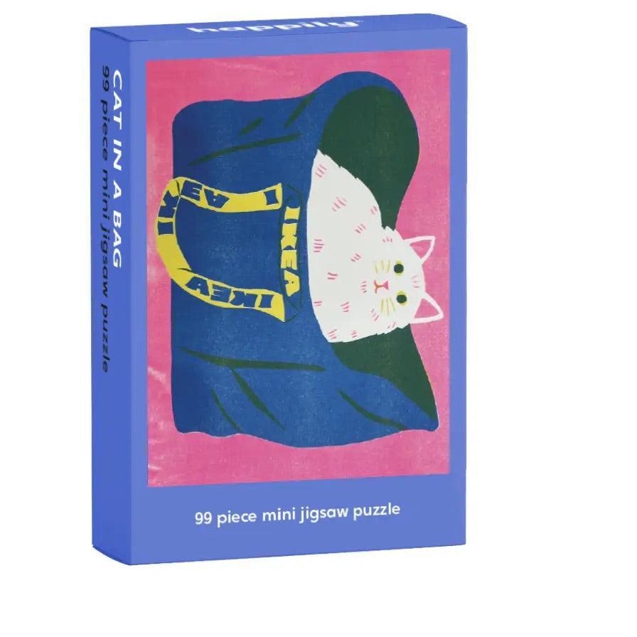 Cat in a Bag Mini Jigsaw Puzzle - 99 Pieces