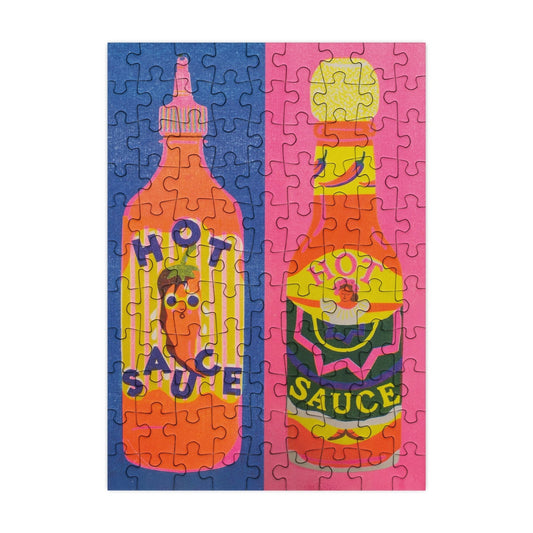 Hot Sauce Mini Jigsaw Puzzle - 99 Pieces
