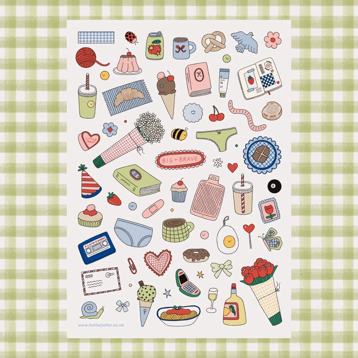 Hollie Fuller Big + Brave Sticker Sheet