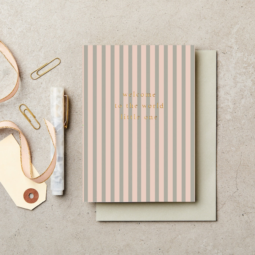 Welcome to the World Card