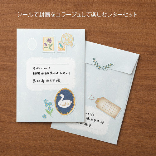 Midori Letter & Sticker Set: Bird