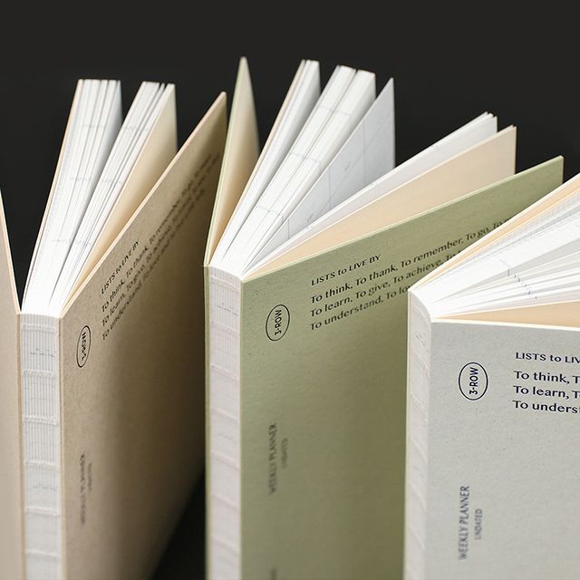 Lists to Live By Weekly Planner (Pistachio or Beige)