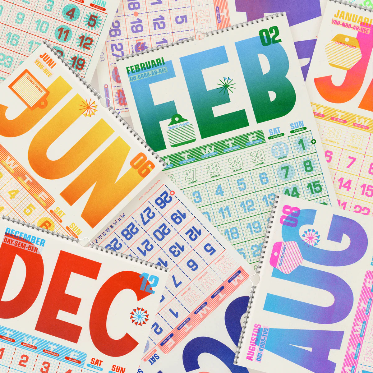 Risotto A3 Calendar 2026