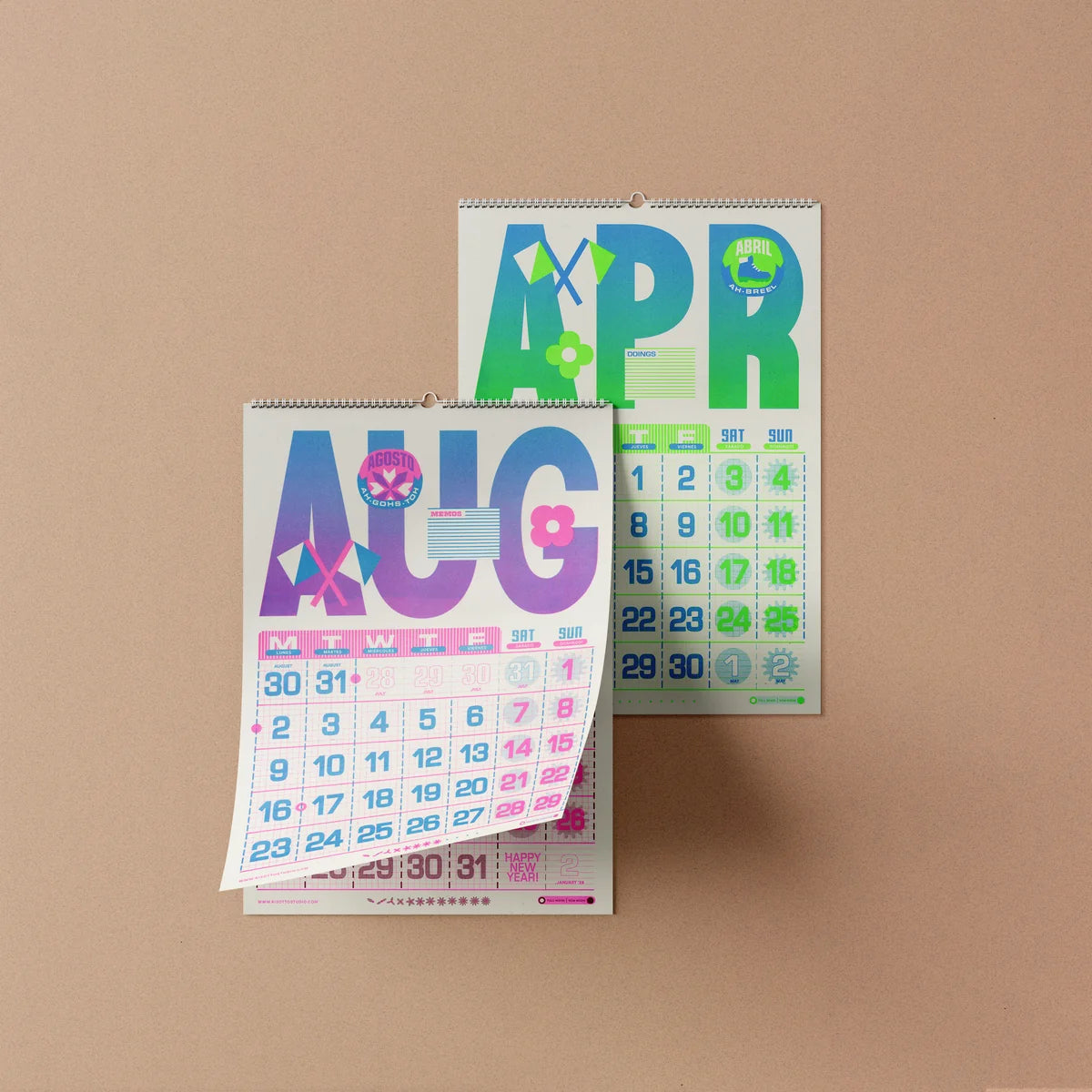 Risotto A3 Calendar 2027
