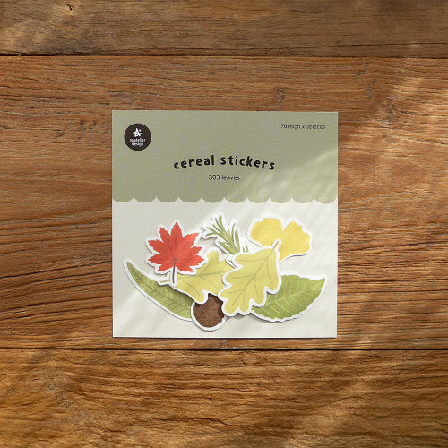 Suatelier Cereal Stickers: Leaves