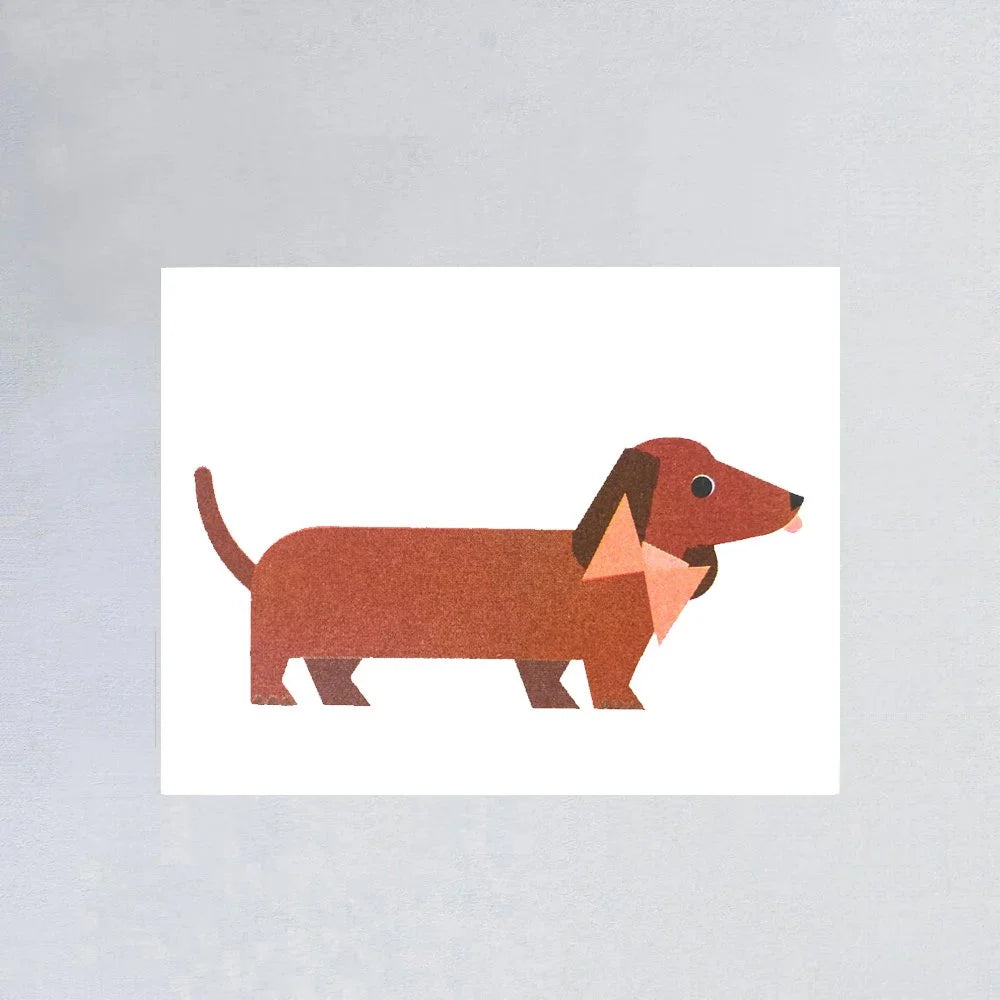Dachshund Mini Card