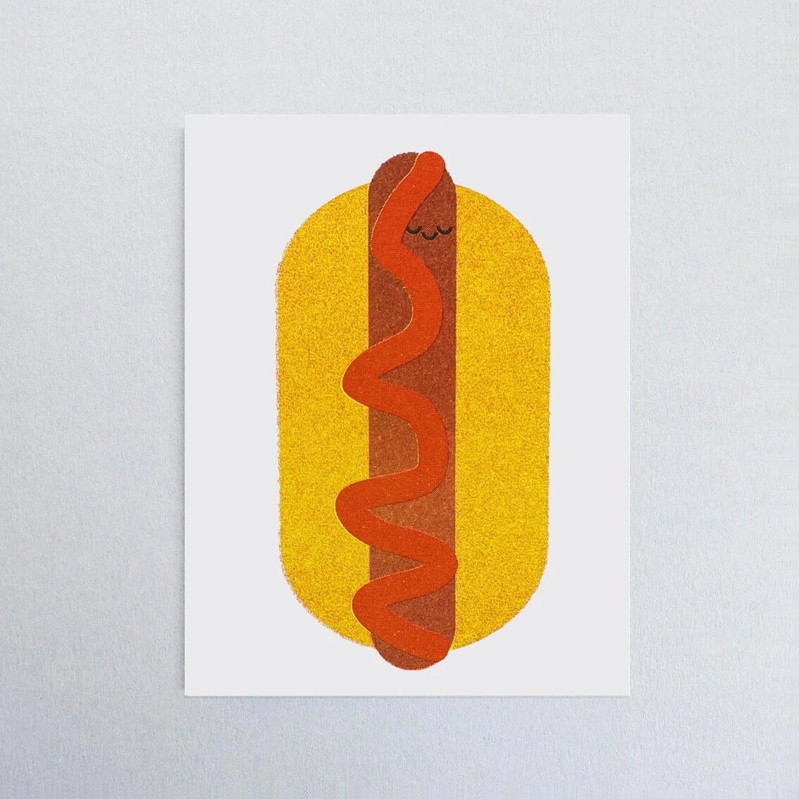 Hot Dog Mini Card