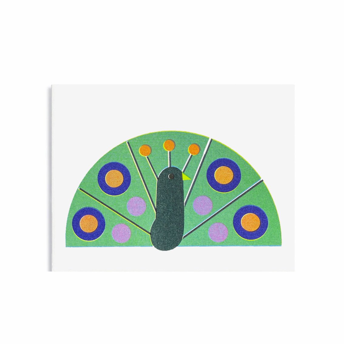 Peacock Mini Card