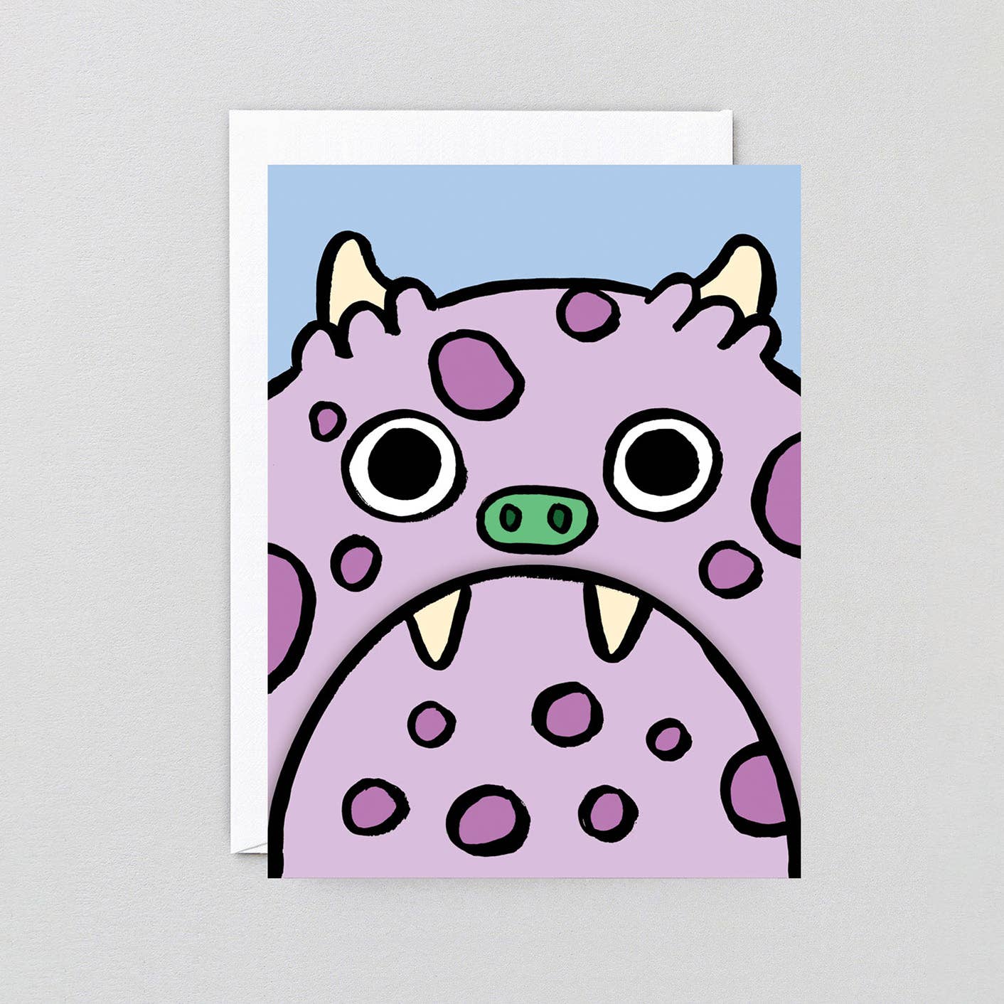 Monster Fold Out Mouth Birthday Card