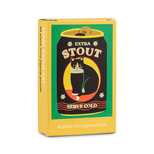 Extra Stout Cat - 99 Piece Mini Jigsaw Puzzle