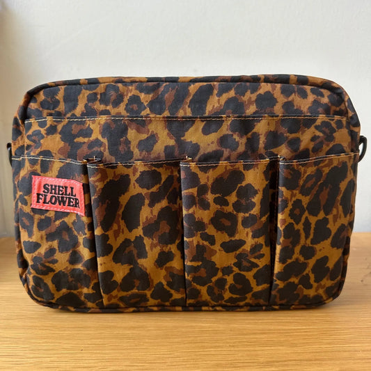 Shellflower Leopard Journal Pouch