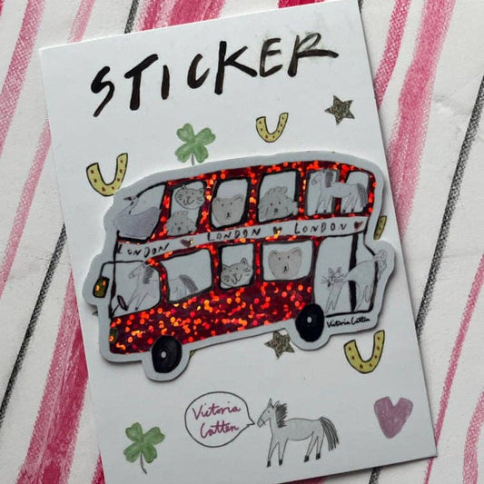 London Bus Pals Vinyl Sticker