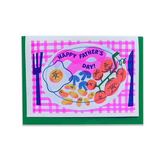 Happy Fathers Day Breakfast Card