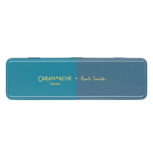 Paul Smith + Caran D'Ache 849 Ballpoint: Cyan/Steel