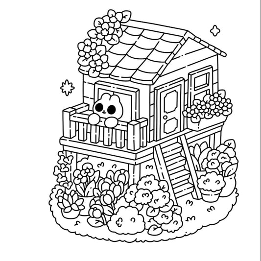 Cute 'n' Cozy Colouring World Book