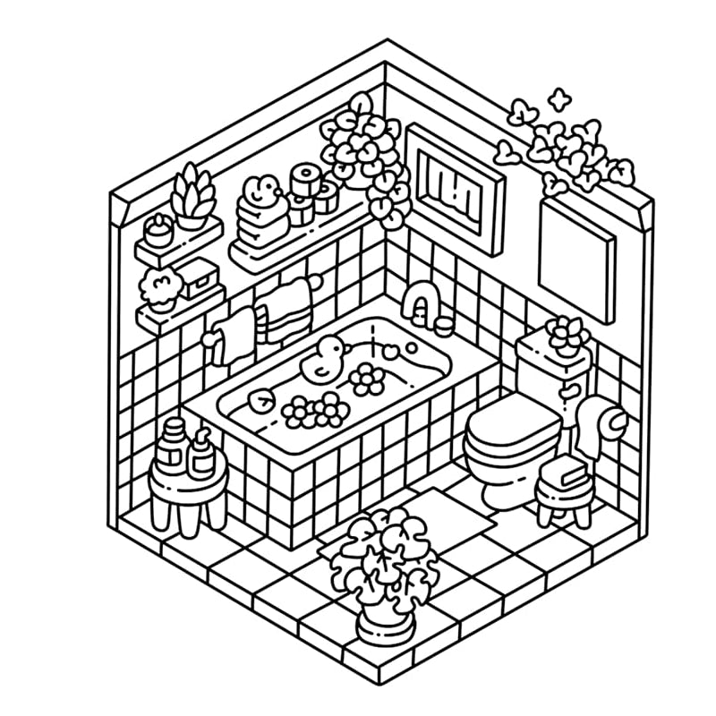 Cute 'n' Cozy Colouring World Book