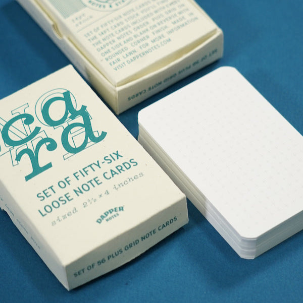 Dapper Notes Loose Note Cards (various layouts)