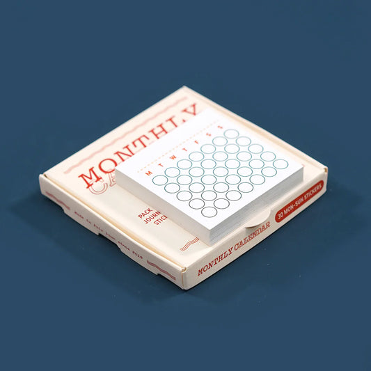 Dapper Notes Monthly Calendar Stickers