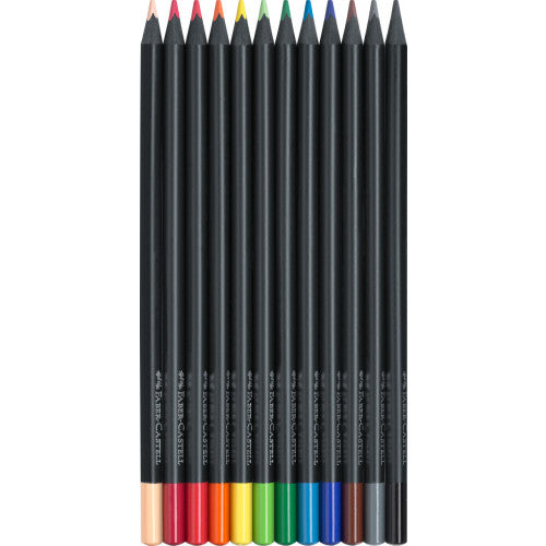 Faber-Castell Black Edition Colouring Pencils 12 Pack