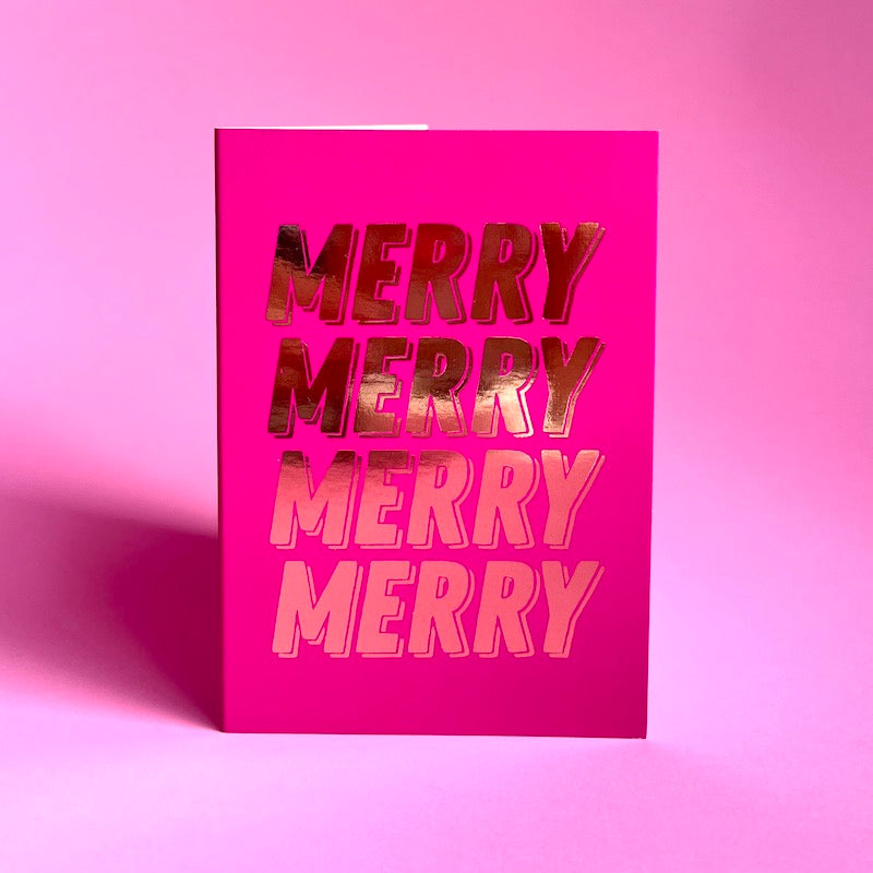 Foiled Mini Christmas Cards