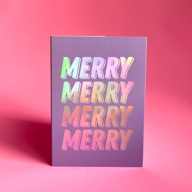 Foiled Mini Christmas Cards