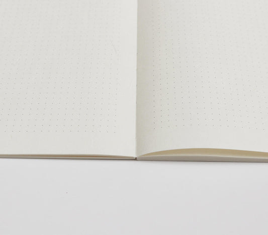 Hanji Cabinet Notebook: A5 Pink Dot Grid