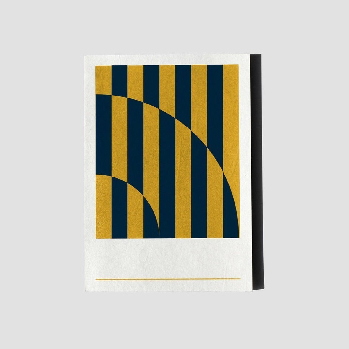 Hanji Stripe Notebook: A5 Butter Blue