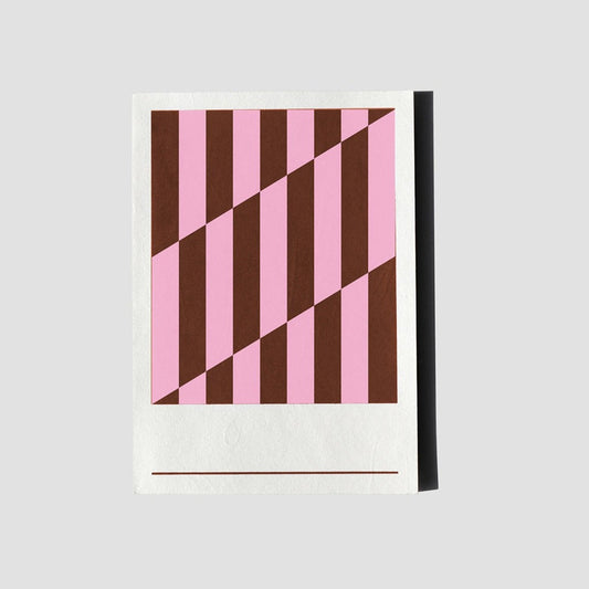 Hanji Stripe Notebook: A5 Coco Pink