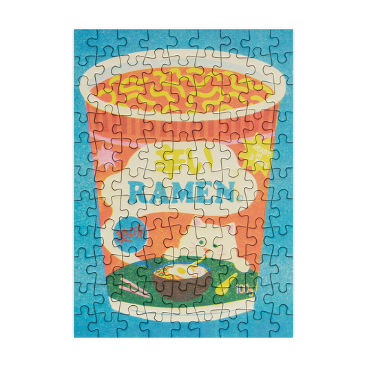 Ramen Cat Mini Jigsaw Puzzle - 99 Pieces