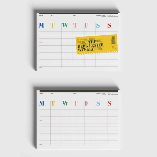 Herb Lester Weekly Desk A4 Planner