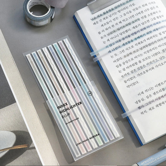 Index Long Highlighter Strips (VARIOUS COLOURS)