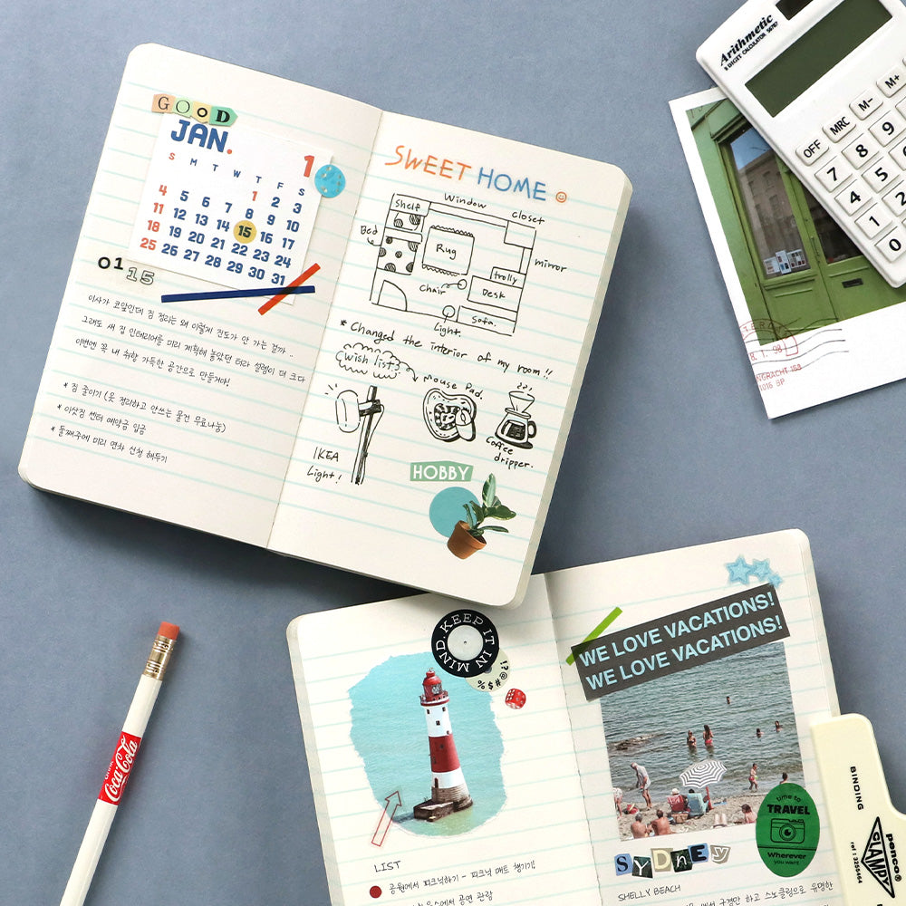 Slow Handy Notebook: Curious Cat