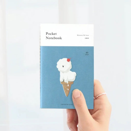 Pocket Notebook - Ice Cream (grid)