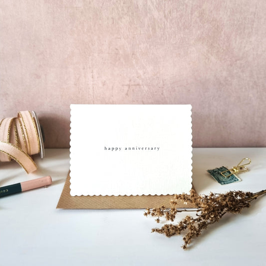 Mignon Anniversary Card