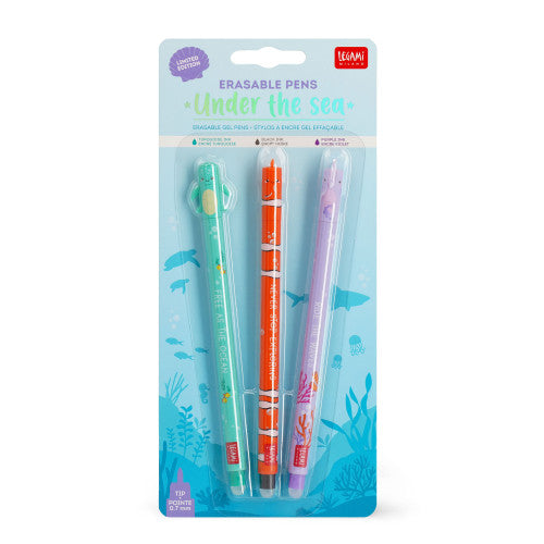 Under The Sea Erasable Pens (singles and 3-pack available)