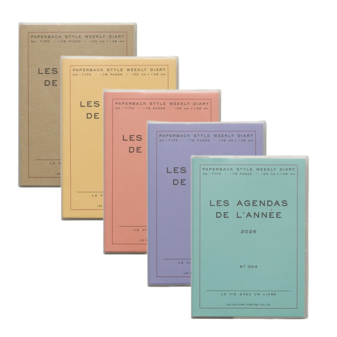 Hightide Les Agendas De L'Année Diary 2026 (VARIOUS COLOURS)
