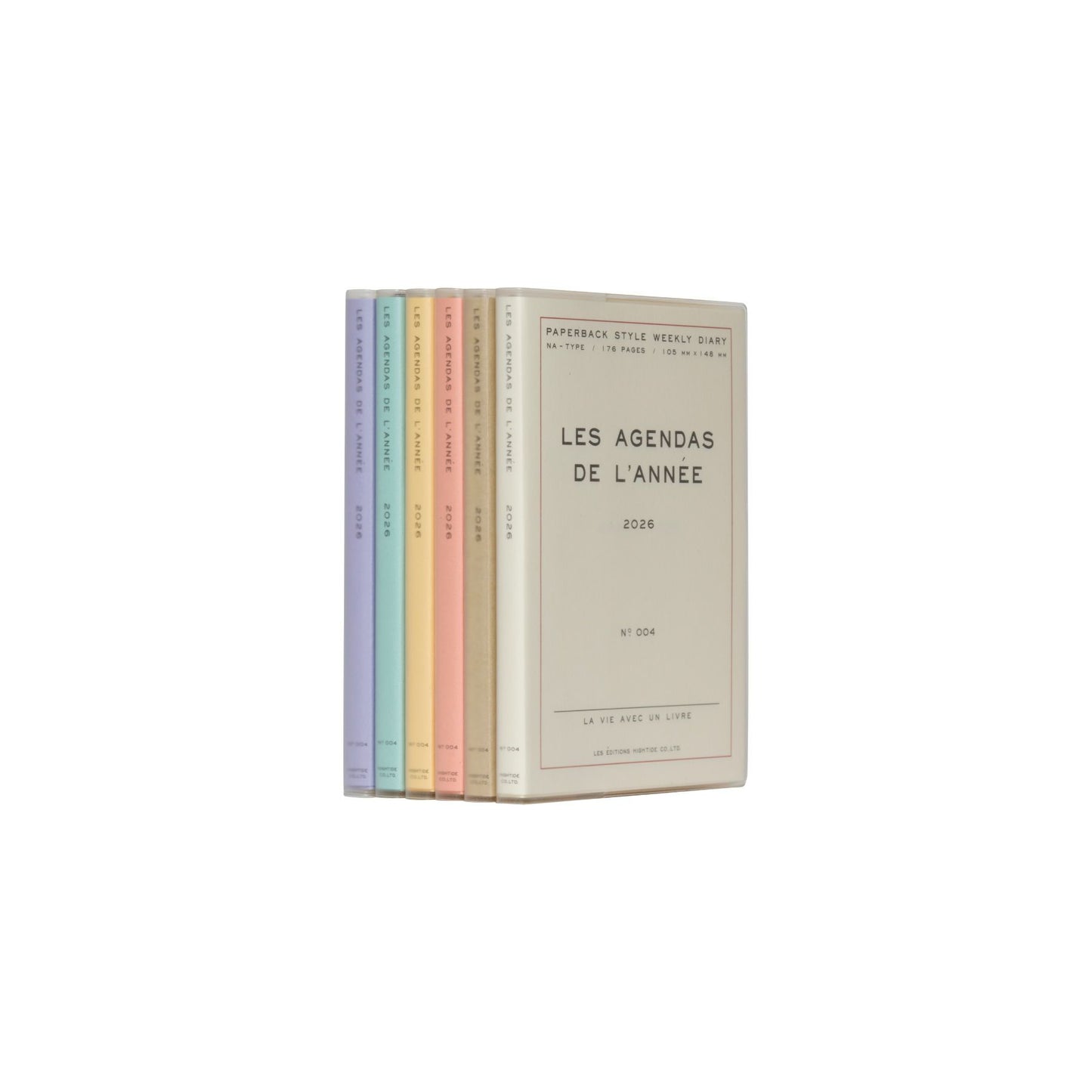 Hightide Les Agendas De L'Année Diary 2026 (VARIOUS COLOURS)