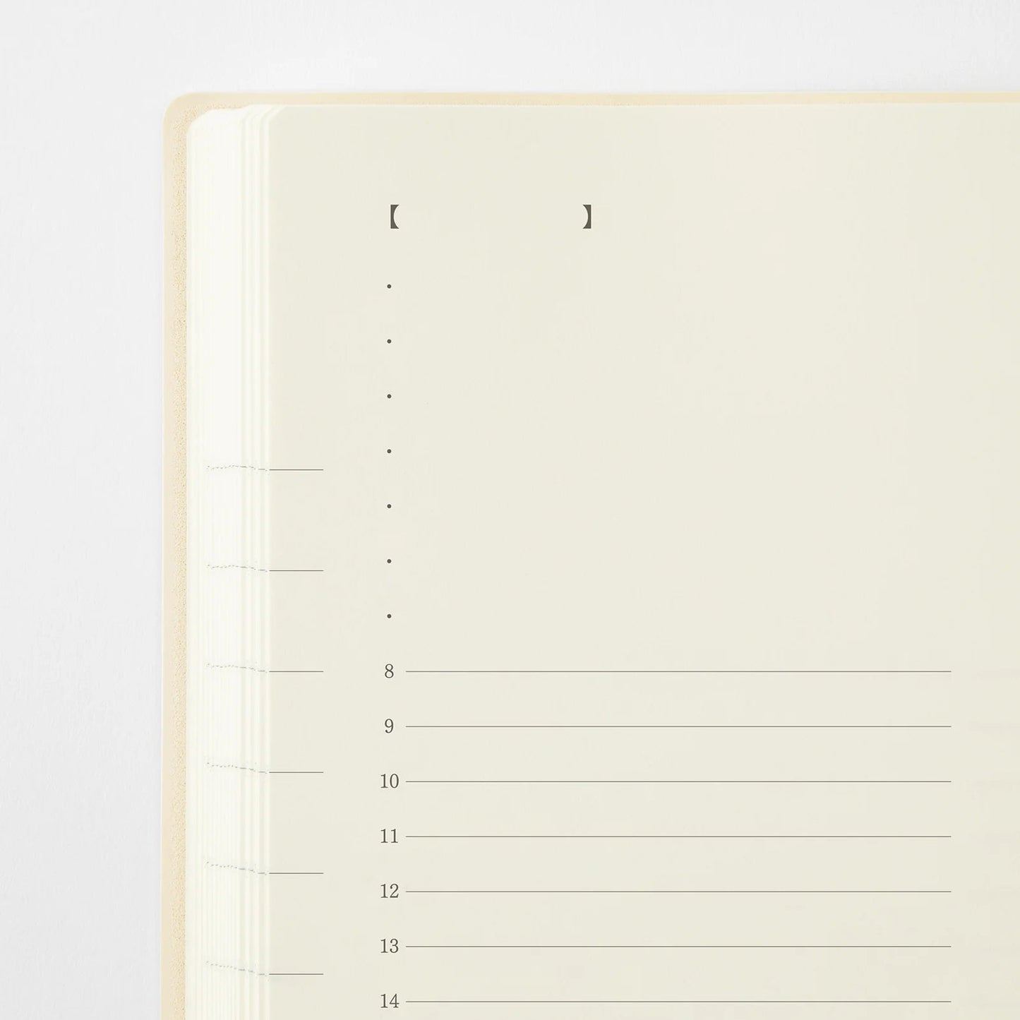 MD Notebook Diary 1 page 1 day 2027 (A6 or A5)