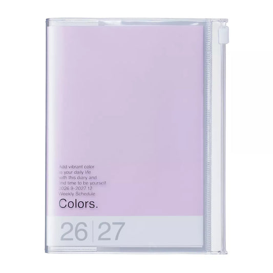 2026-2027 Diary: A6 Colors (3 OPTIONS)