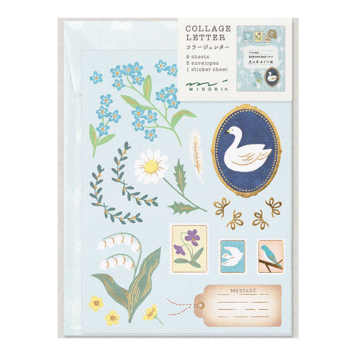 Midori Letter & Sticker Set: Bird