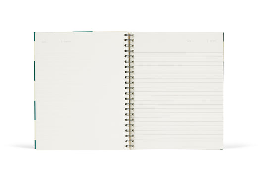Nela Notebook Medium: Green Check