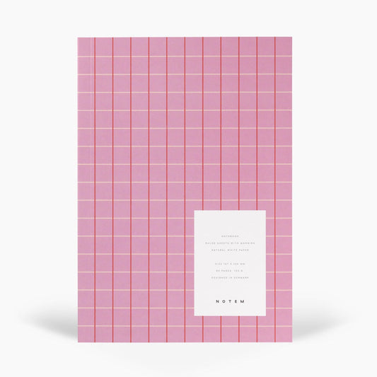 Vita Notebook Medium: Rose Grid