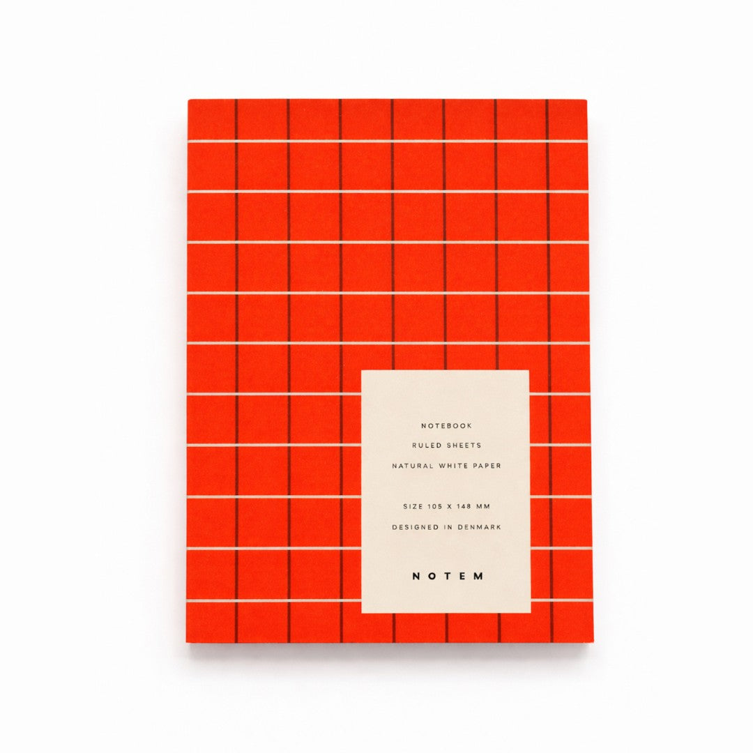 Uma Notebook Small: Orange Check