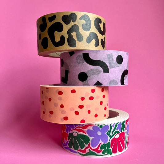 Patterned Paper Packing Tape (MORE DESIGNS AVAILABLE)