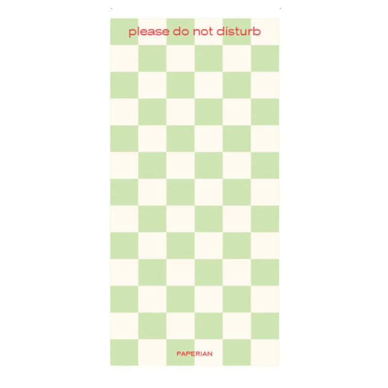 Checkerboard Notepad (MORE COLOURS)