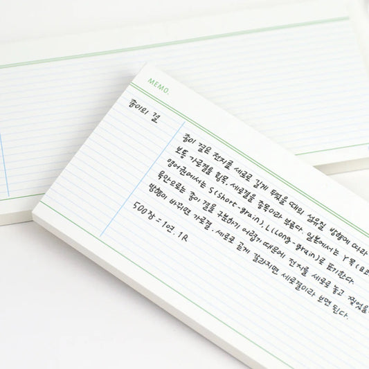 Paperian Flat Mini Notepad: Memo Line