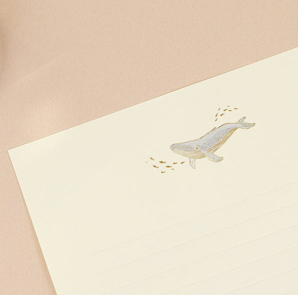 Whale Letter Writing Set