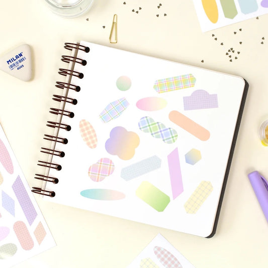 Colour Palette Shapes Stickers (VARIOUS DESIGNS)